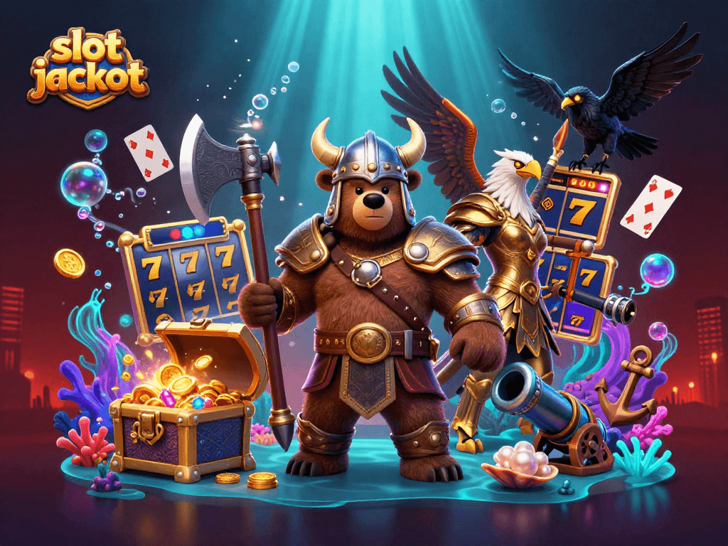Experience thrilling wins with the slot jackpot as Viking and Valkyrie battle for treasure.