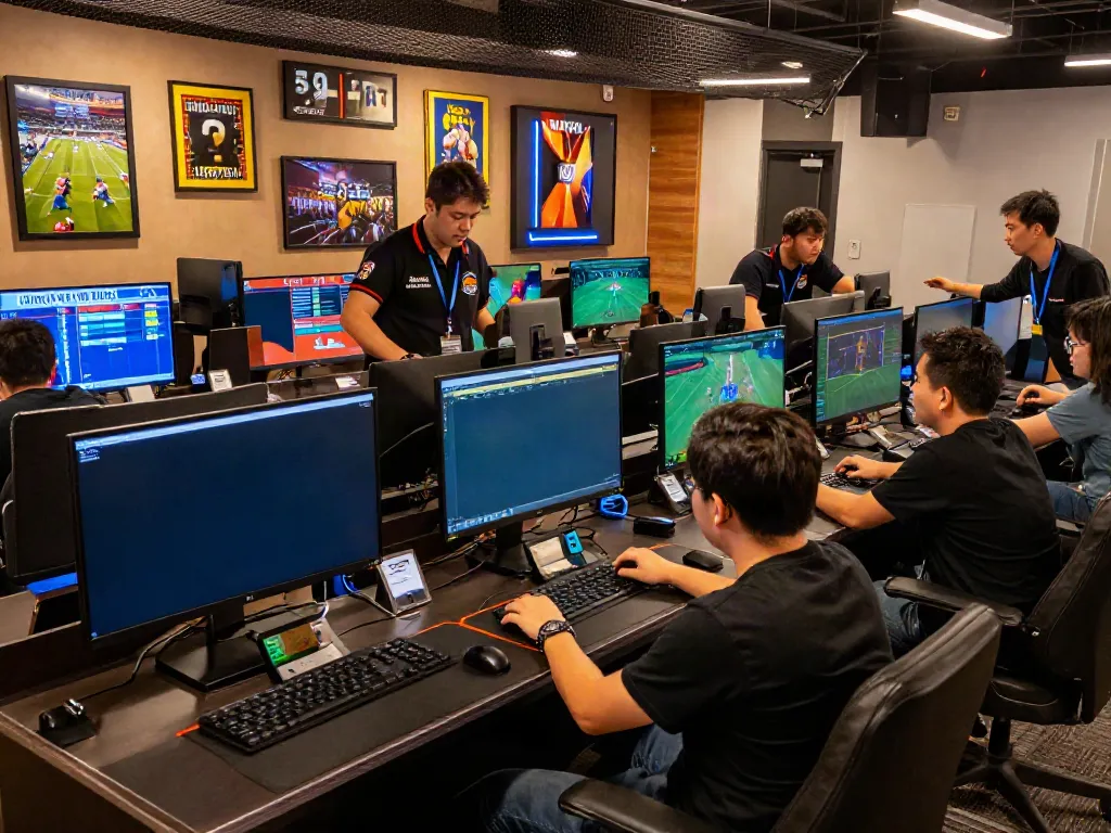 Experience the excitement at https://uk88win.org/ with players engaging in live sports betting in a modern environment.